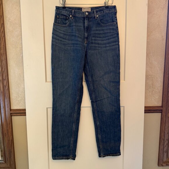 Everlane The Cheeky Jean 30 Tall Straight Leg High Rise Medium Wash Denim - Picture 2 of 9